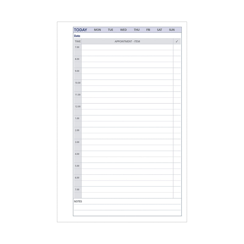 DayPlanner - Desk Size Daily Diary Non-Dated Default Title