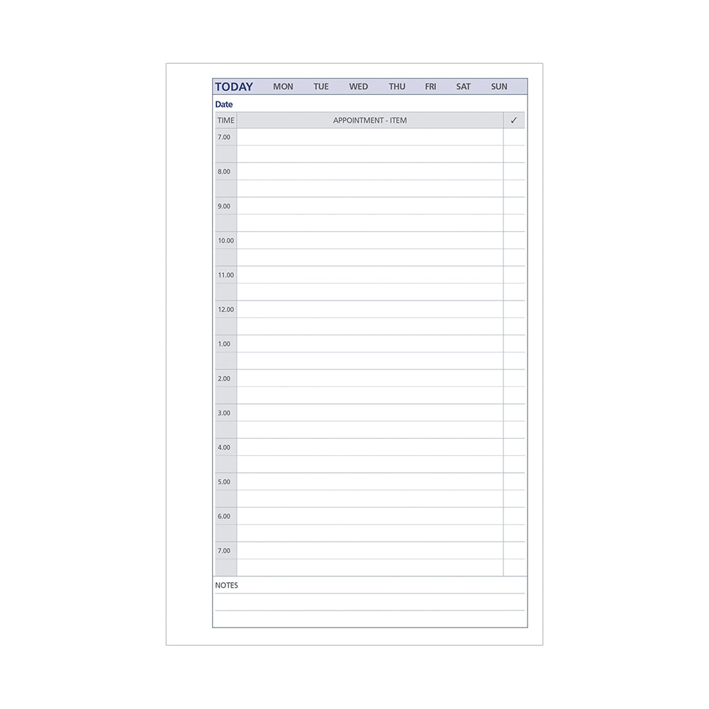 DayPlanner - Desk Size Daily Diary Non-Dated Default Title