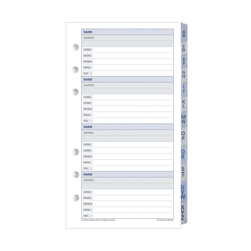 DayPlanner - Personal Size A - Z Tabs Default Title