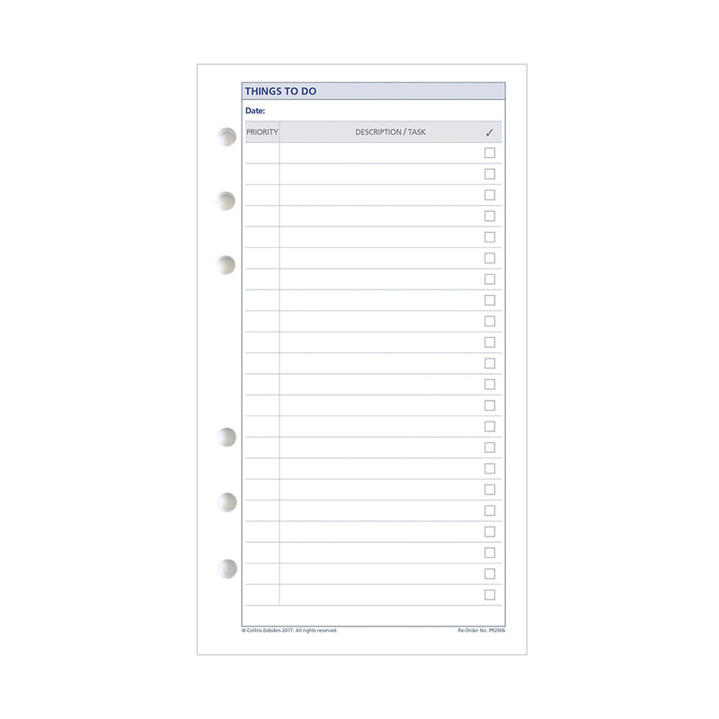 DayPlanner - Personal Size Things to do pad Default Title