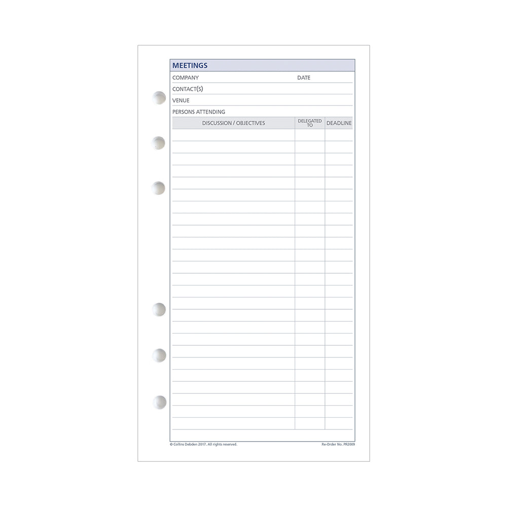DayPlanner - Personal Size Meetings Default Title