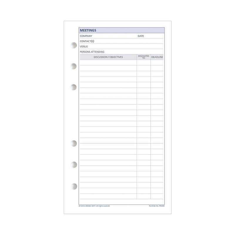 DayPlanner - Personal Size Meetings Default Title