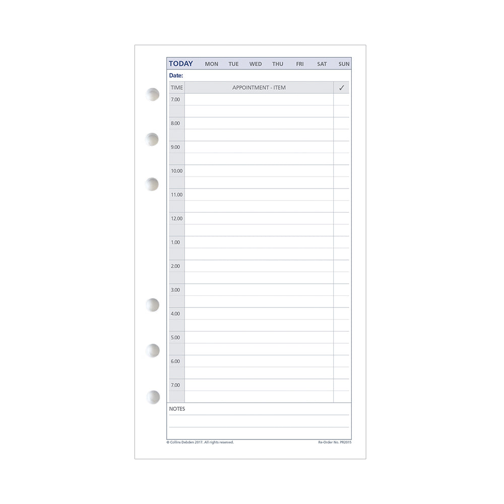DayPlanner - Personal Size Daily Non-Dated Default Title