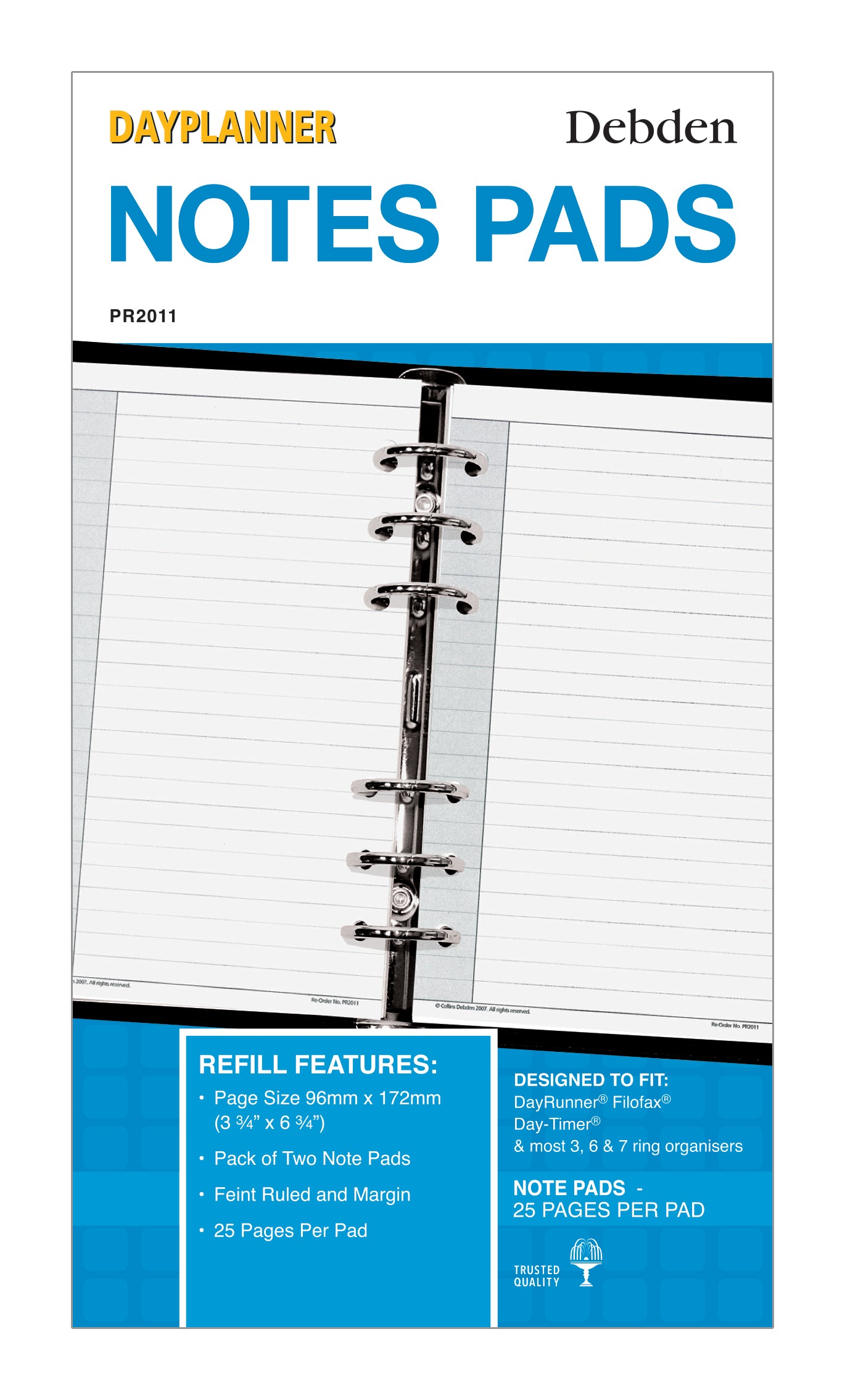 DayPlanner - Personal Size Note Pad (2 Pack) Default Title