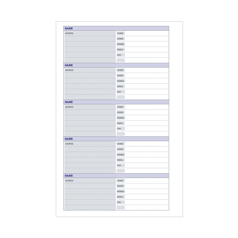 DayPlanner - Desk Size A - Z Tabs — Collins Debden