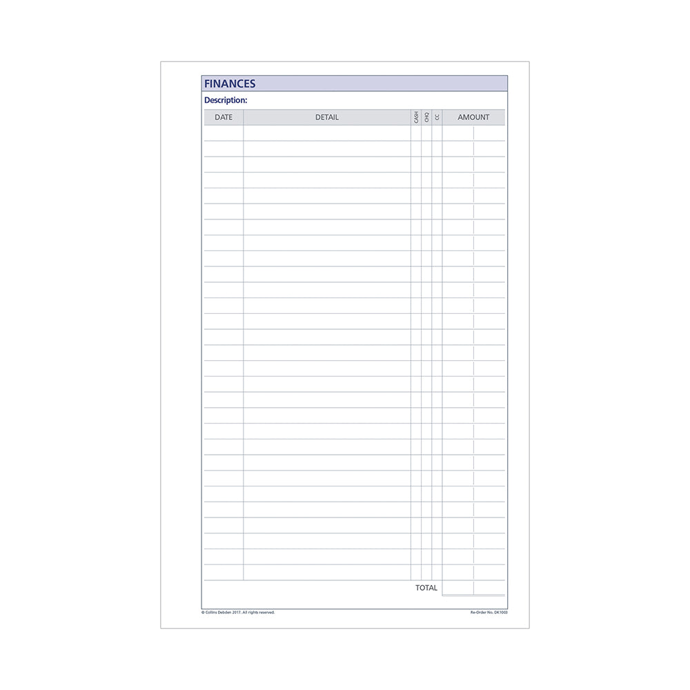 DayPlanner - Desk Size Finances Default Title