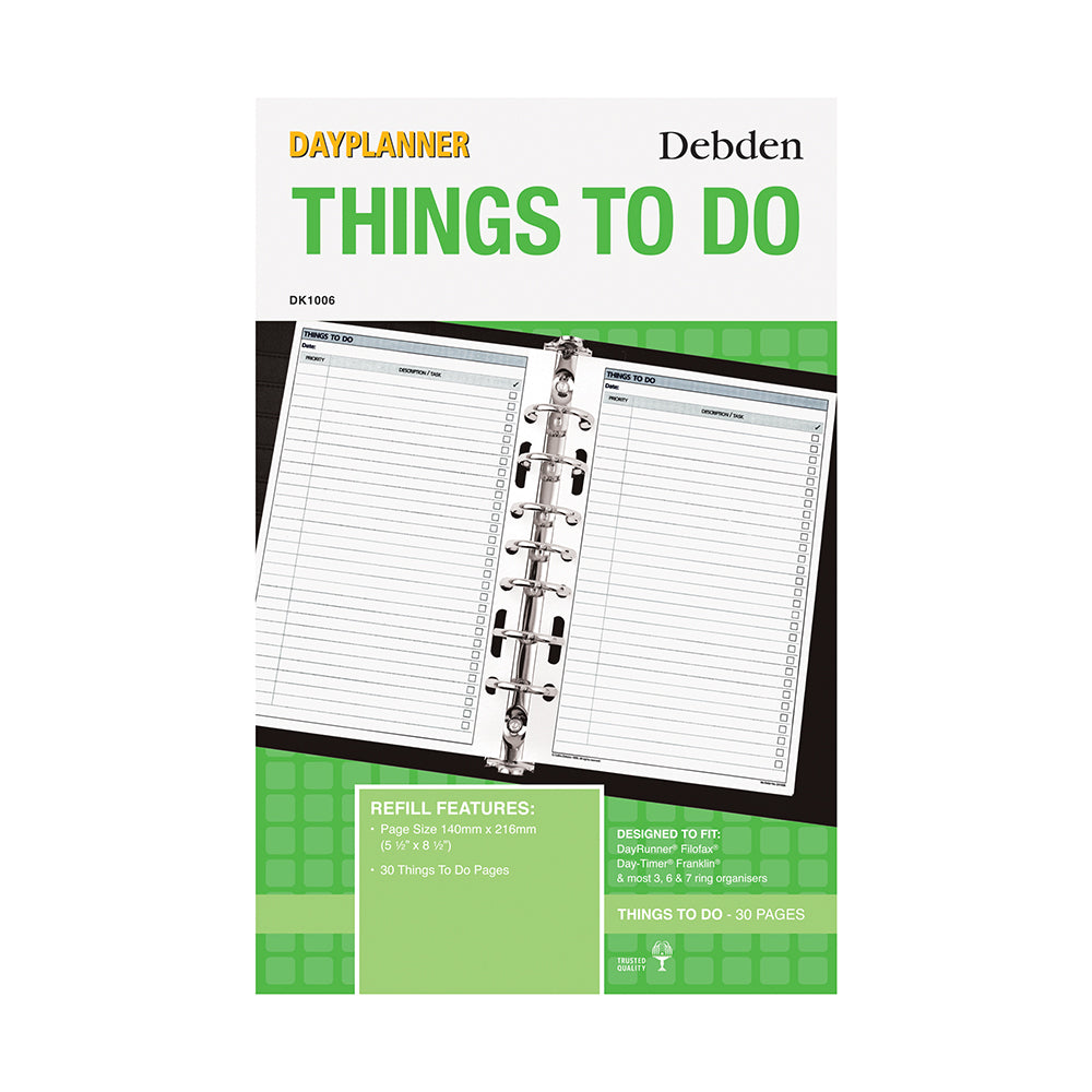 DayPlanner - Desk Size Things to do Default Title