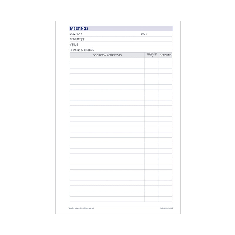DayPlanner - Desk Size Meetings Default Title
