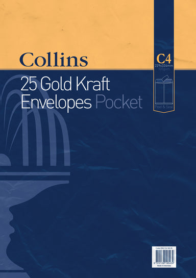 Gold Craft Envelope C4  x 25 Default Title