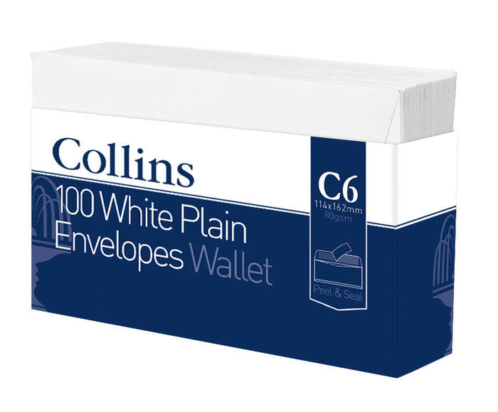 WHITE ENVELOPE C6 X100 Default Title