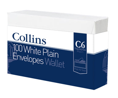 WHITE ENVELOPE C6 X100 Default Title