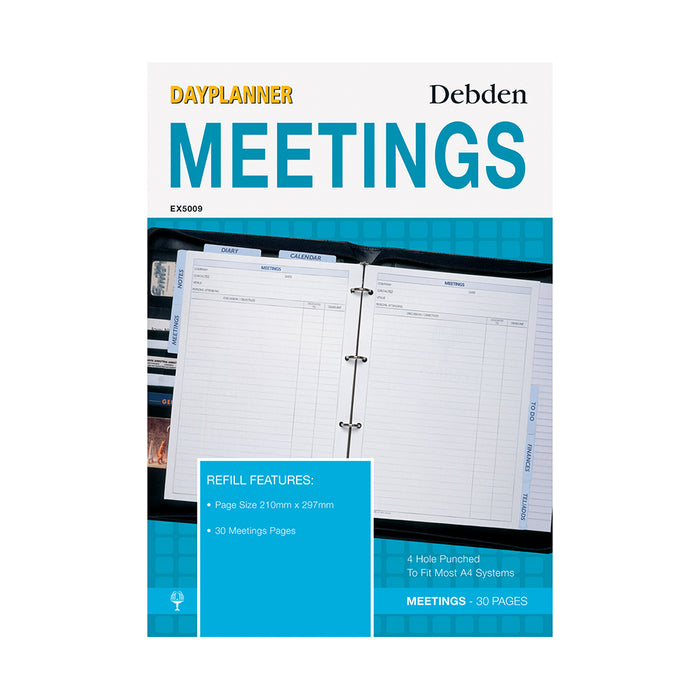 DayPlanner - Executive Size (A4) Meetings Default Title
