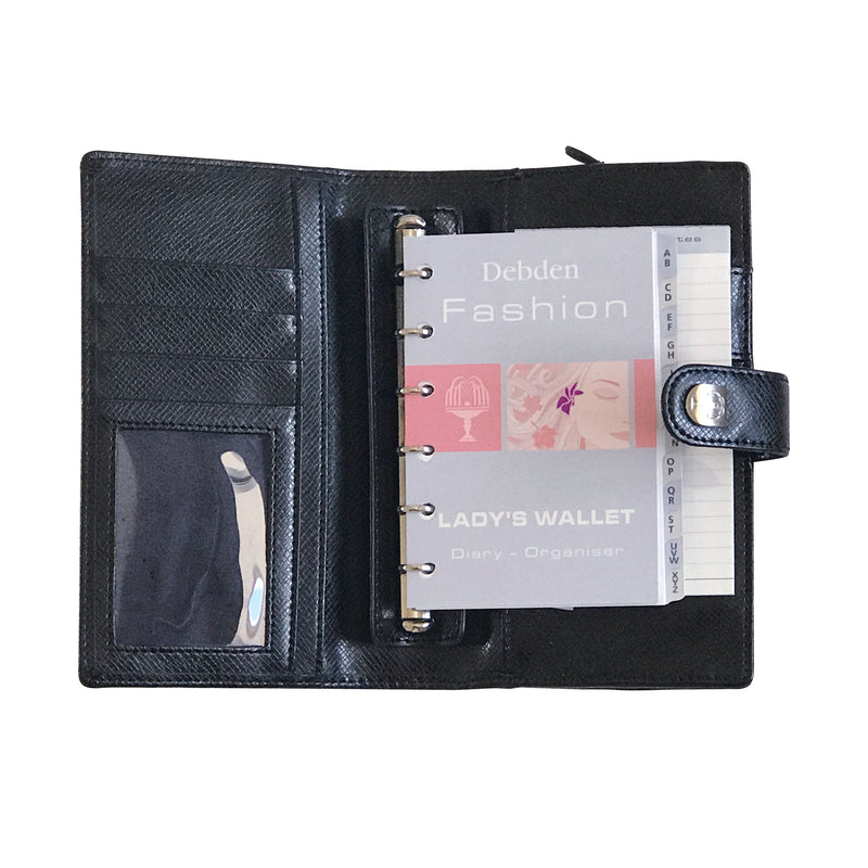 Collins Lady's Wallet Planner - Black-Writing Pad Default Title