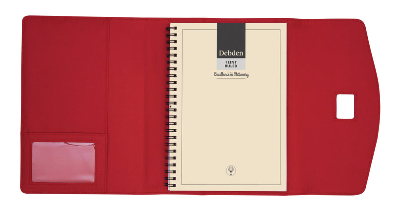 A5 Pen Loop Folio Red
