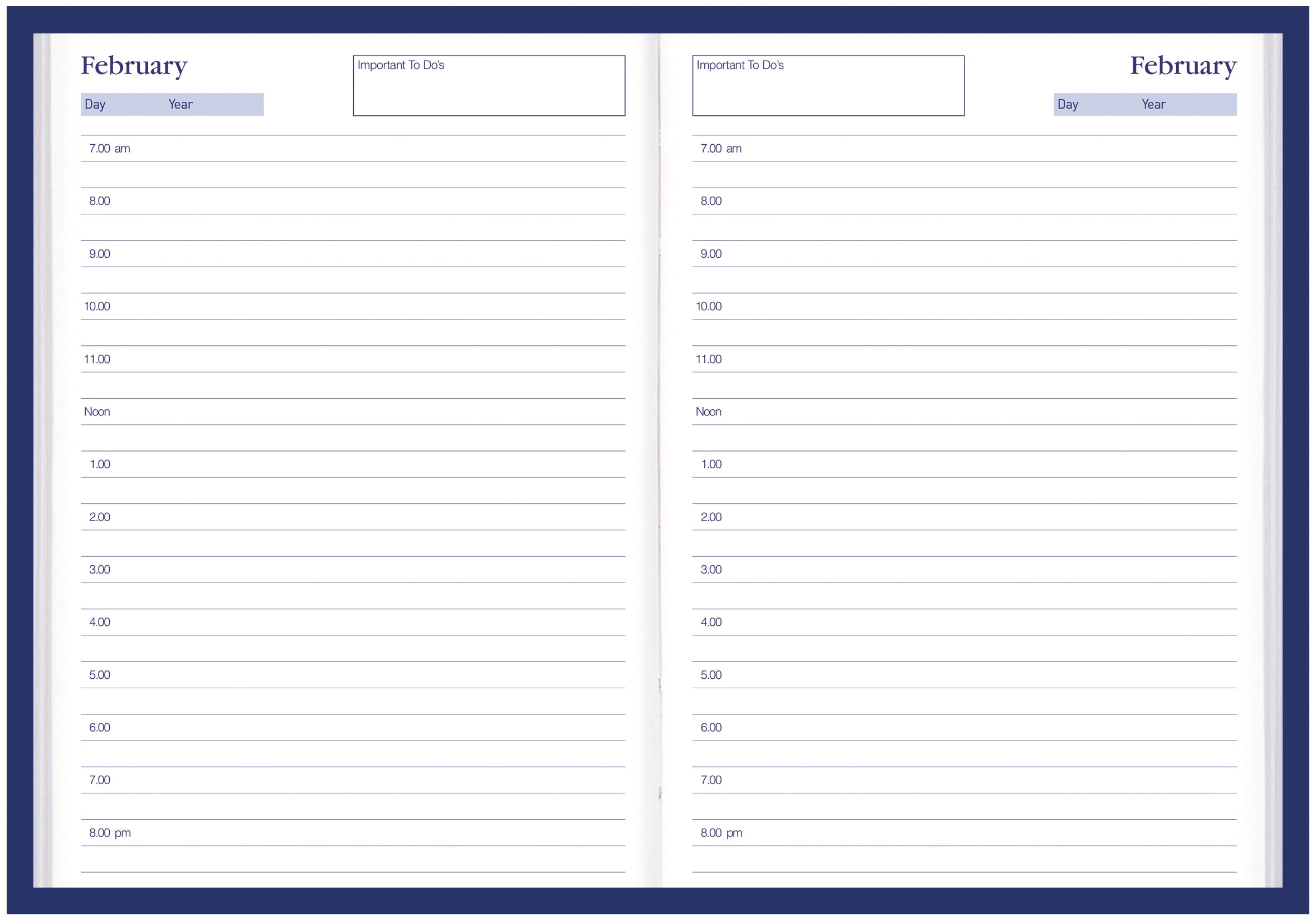 Kingsgrove A5 Diary Daily - Undated Default Title