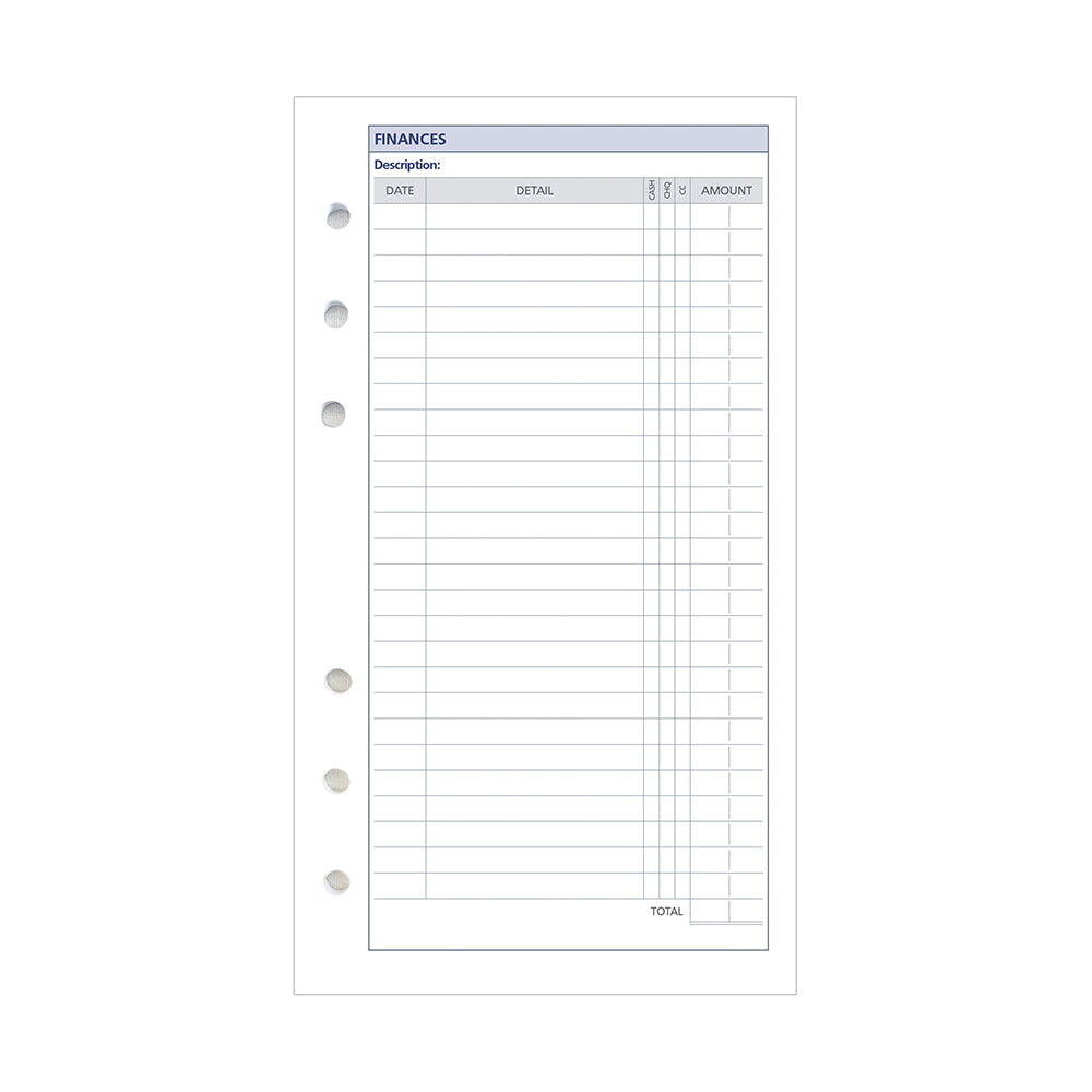 DayPlanner - Personal Size Finances Default Title