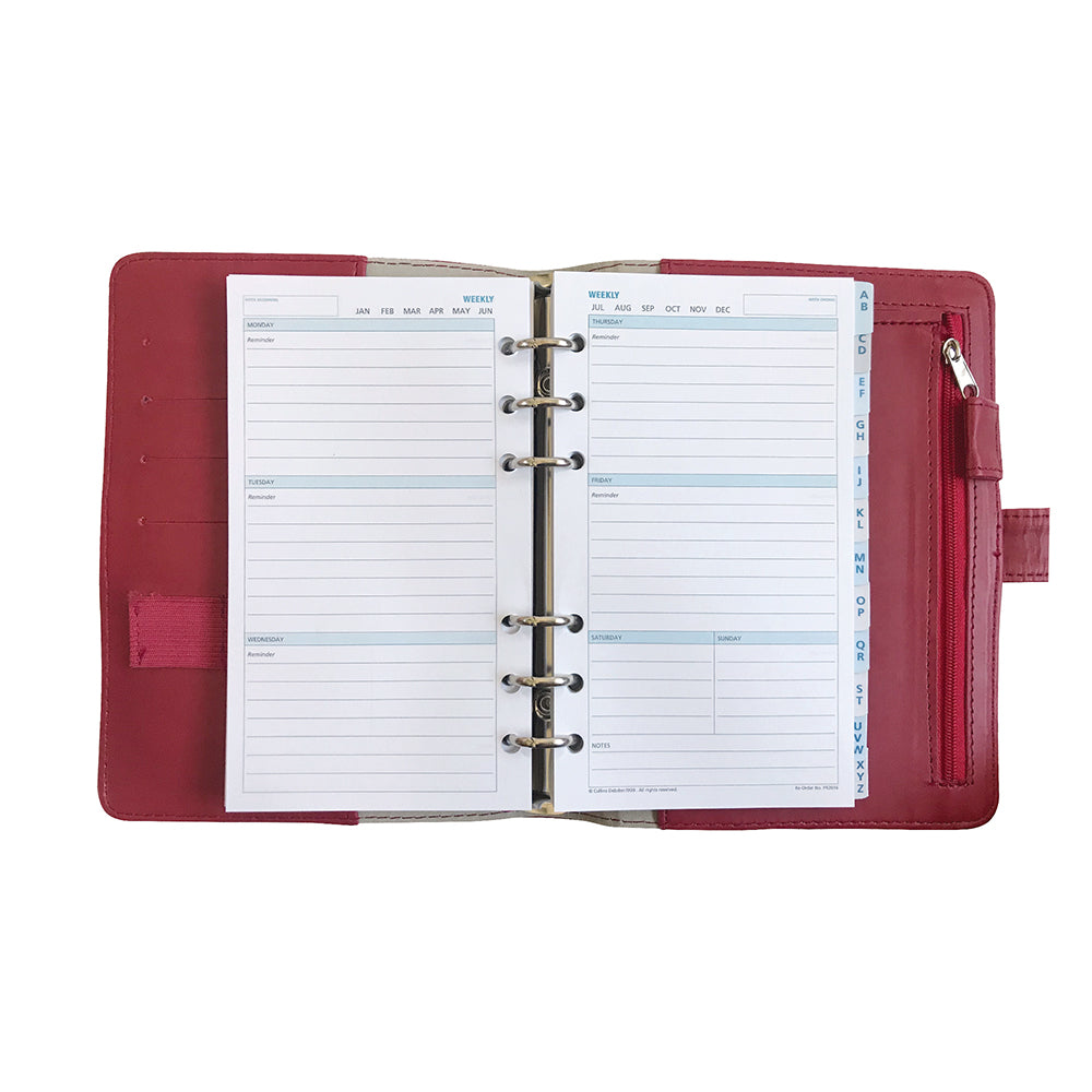 Collins Dayplanners Red