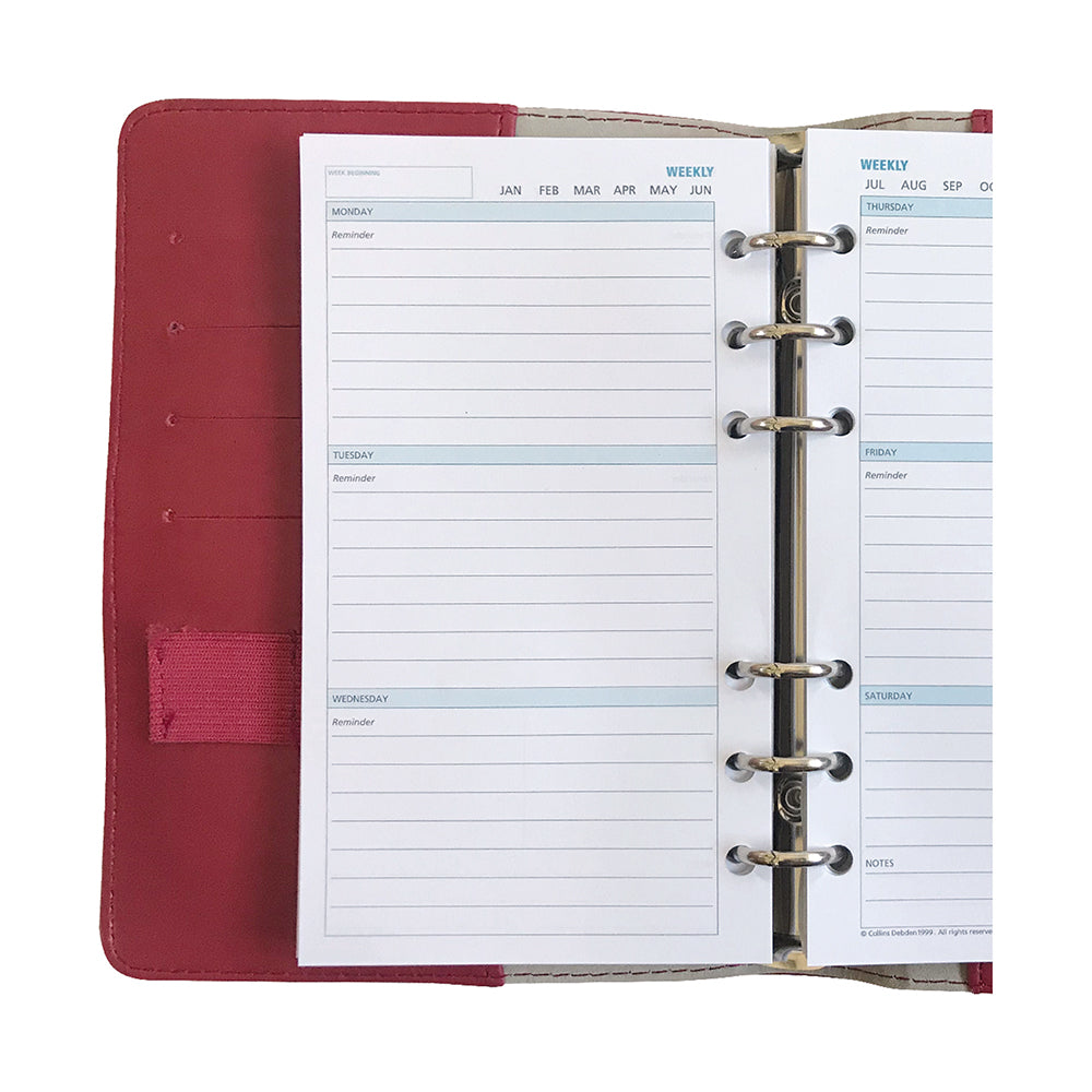 Collins Dayplanners Red
