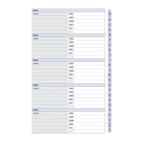 DayPlanner - Slimline Size Telephone / Address Default Title