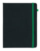 Vauxhall Contrast Notebook - Quarto Ruled Green
