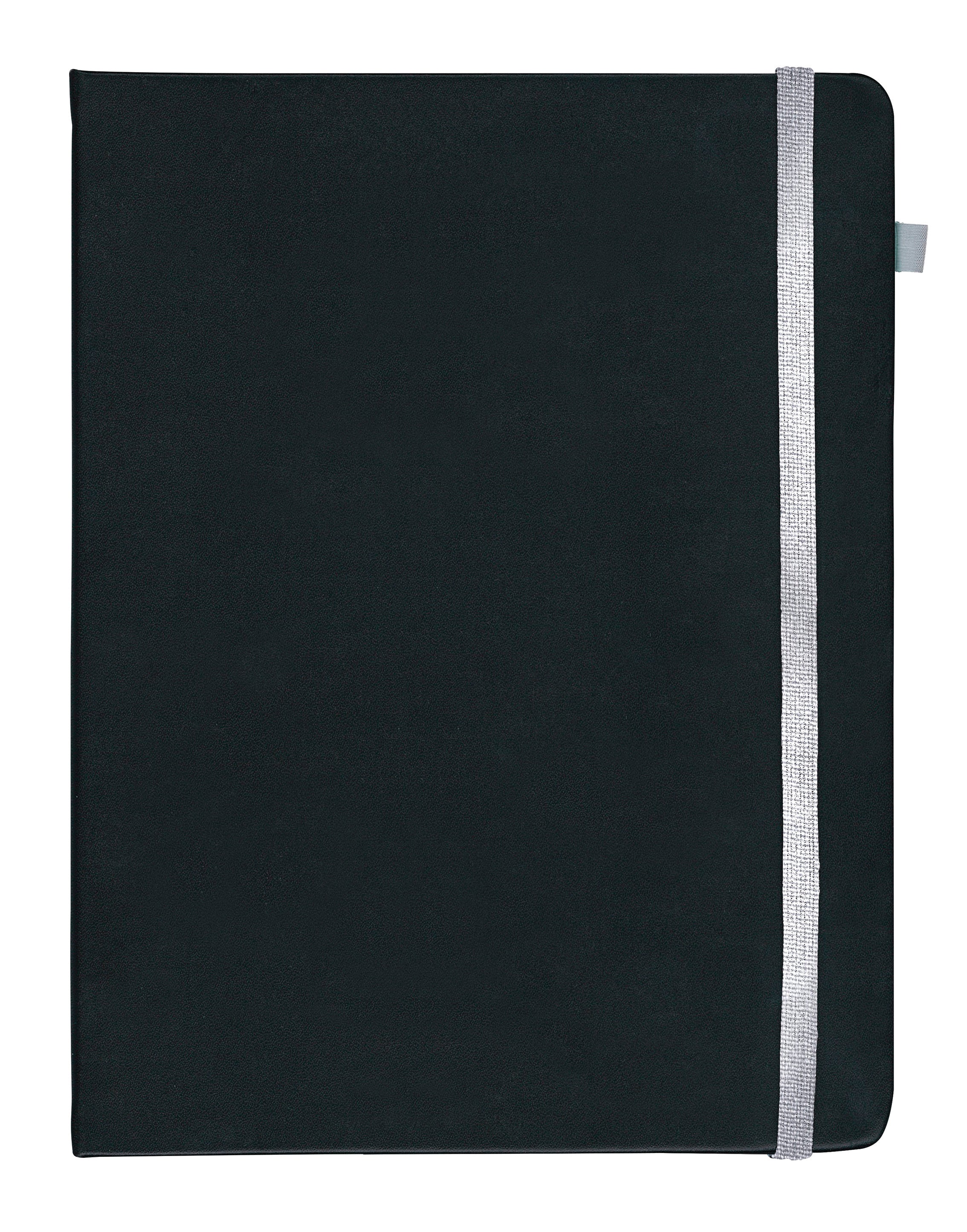 Vauxhall Contrast Notebook - Quarto Ruled Silver