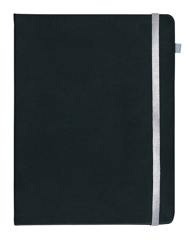 Vauxhall Contrast Notebook - Quarto Ruled Silver