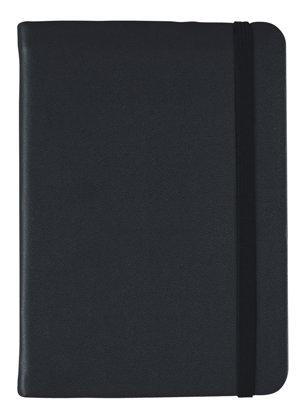 Vauxhall Journal Quarto Black PU + Elastic, White Ruled Default Title