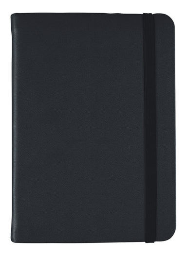 Vauxhall Journal Quarto Black PU + Elastic, White Ruled Default Title