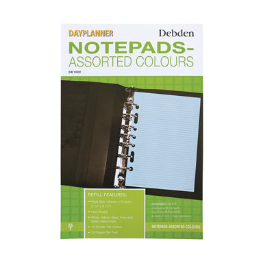 Debden Multicoloured Notepad Default Title