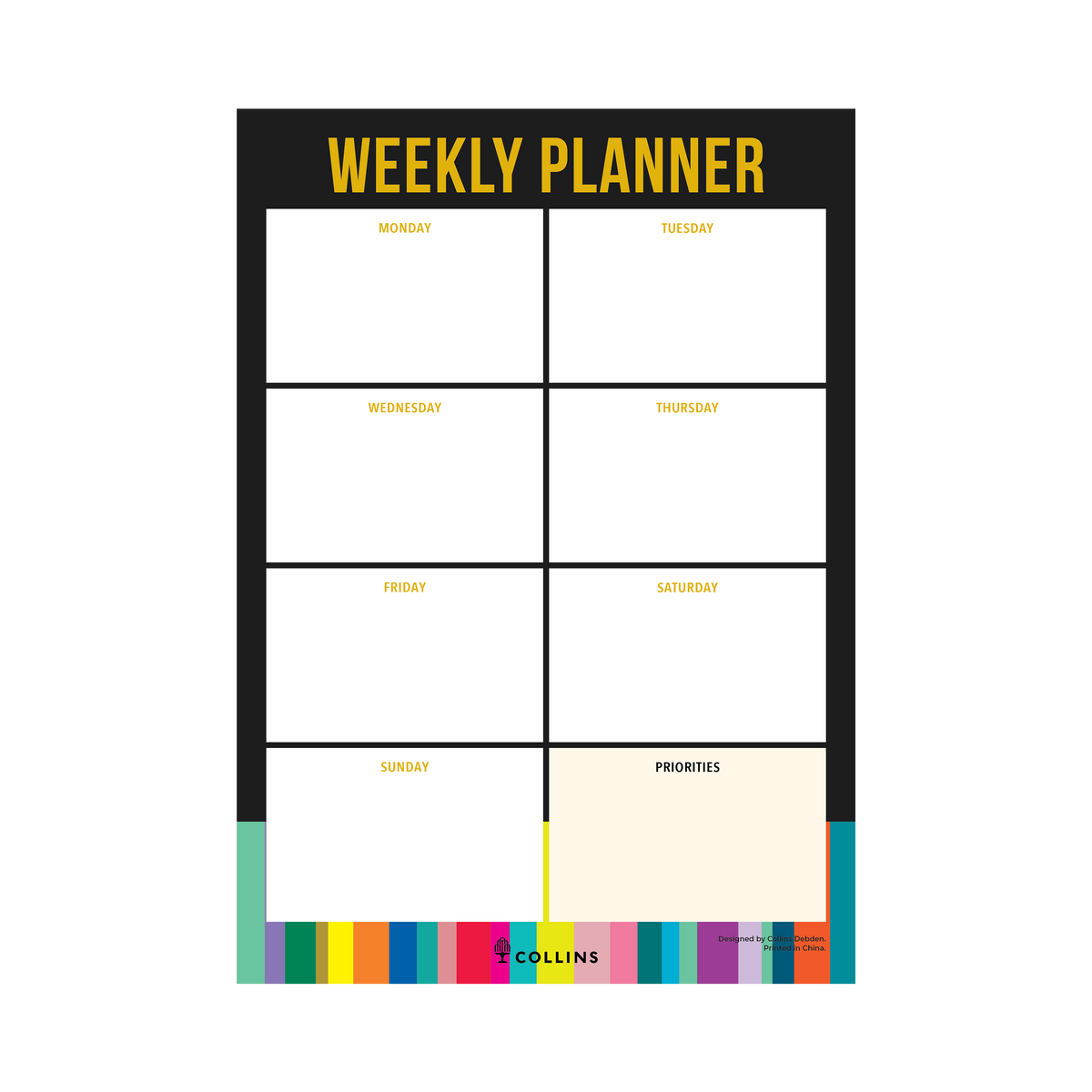 Edge Rainbow A4 Weekly Pad Default Title