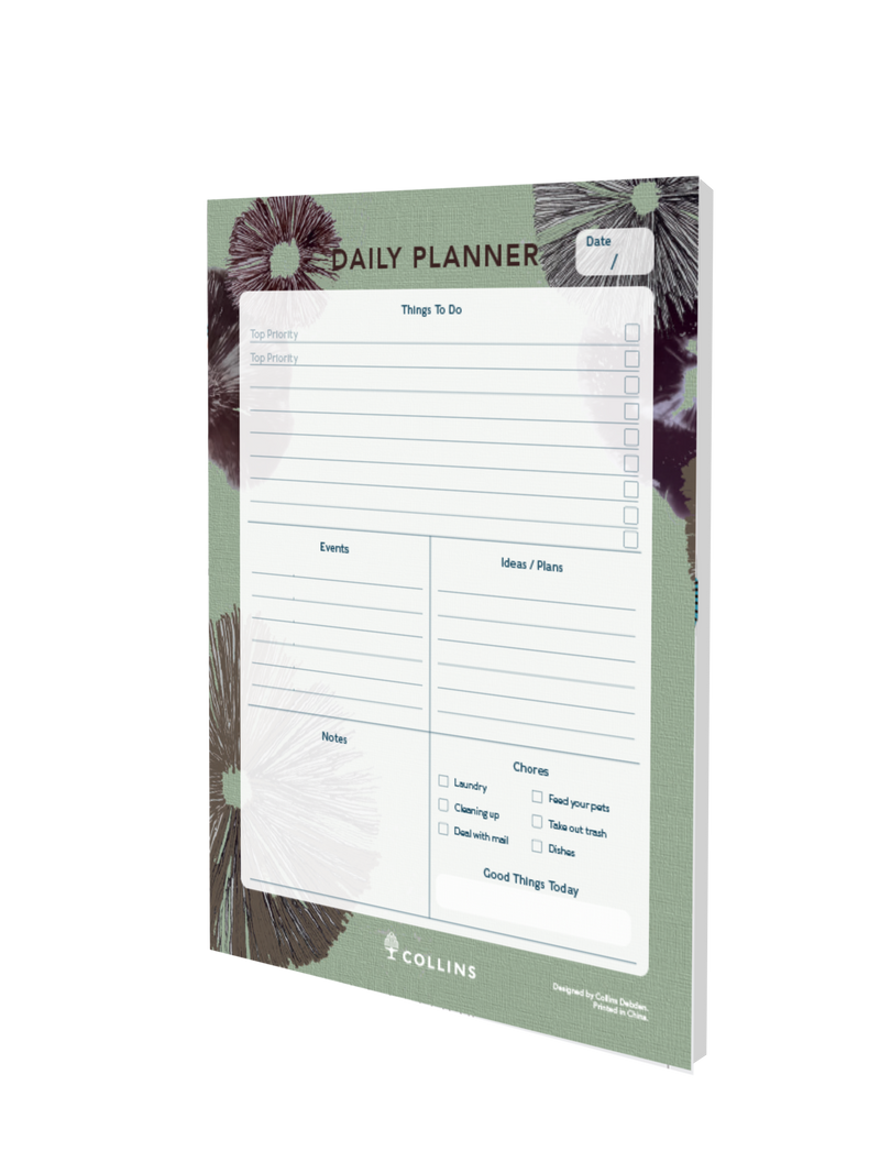 Collins Flourish Desk pad - Daily