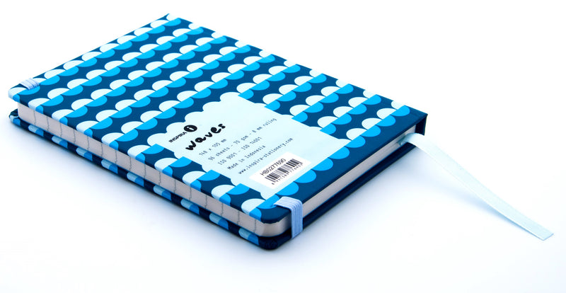 Collins Inspira Square Waves Notebook, Size A6
