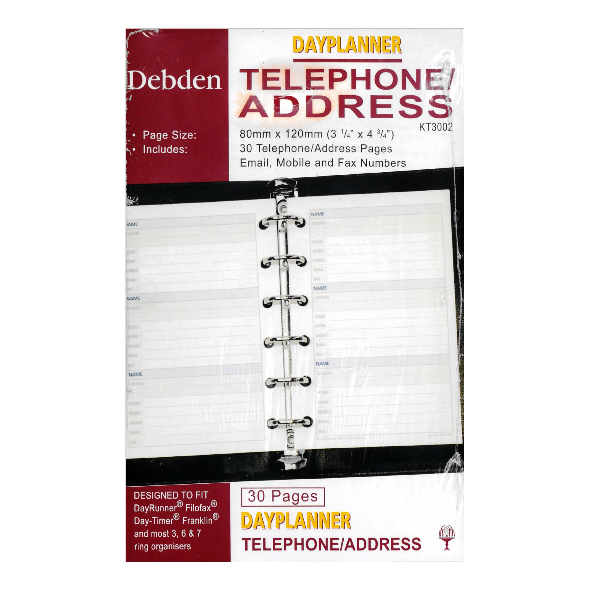 DayPlanner - Pocket Size Telephone / Address - Collins Debden