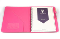 Collins Fashion PU Compendium with wiro notebook, Size A4
