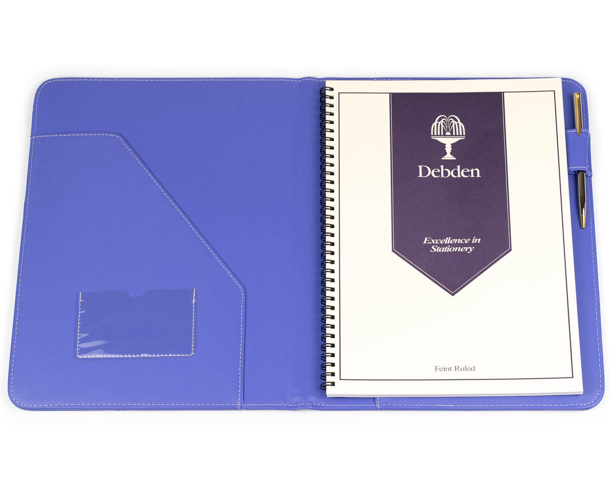 Collins Fashion PU Compendium with wiro notebook, Size A4