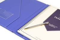 Collins Fashion PU Compendium with wiro notebook, Size A4
