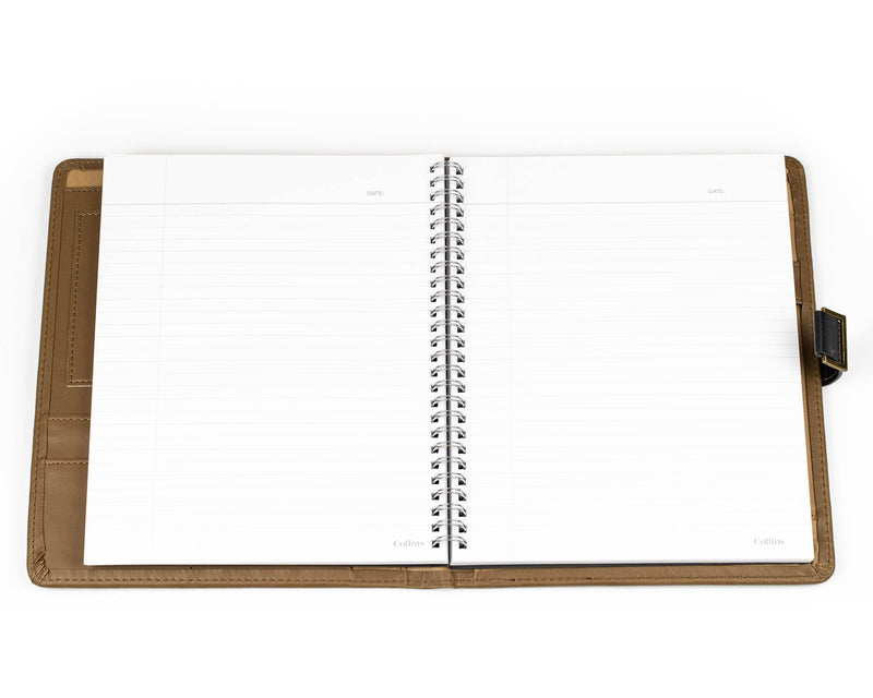 Collins Fleur Jr Folio with Wiro Ruled Notebook, Size A5